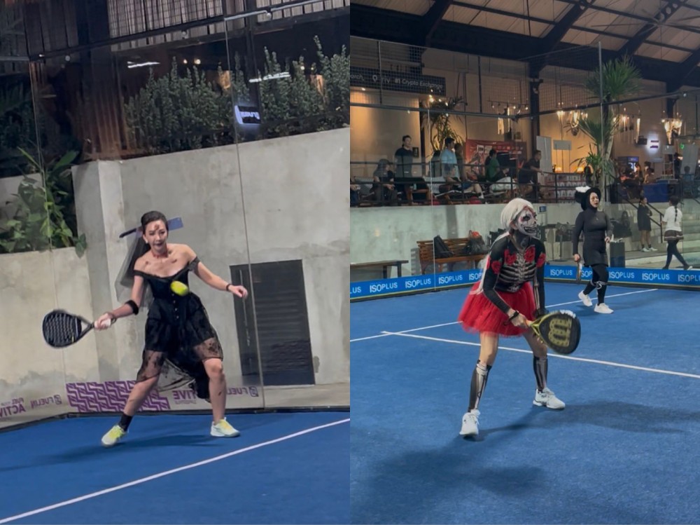 Kostum Horor Ramaikan Keseruan Ajang Padel Terbesar Di Surabaya