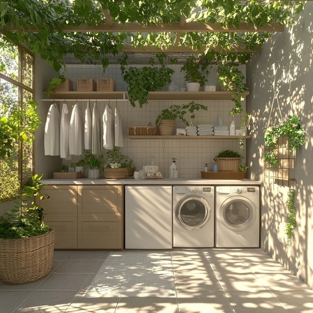 Ide Tempat Jemuran Multifungsi Untuk Hunian Masa Kini