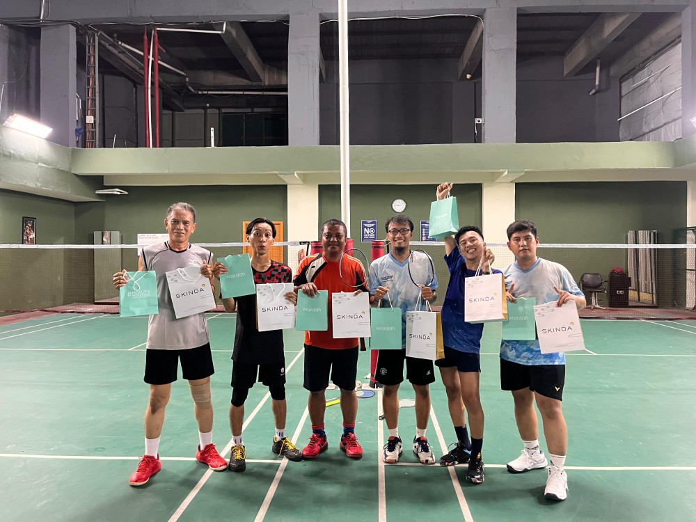 Skinda Clinic & Wyndham Hotel Meriahkan 80 Tahun Kemerdekaan Lewat Ajang Badminton