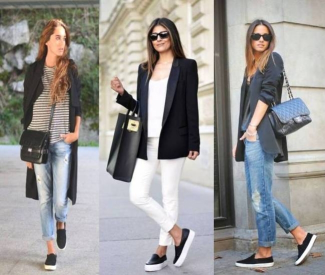 3 Inspirasi Chic Outfit Dengan Slip On