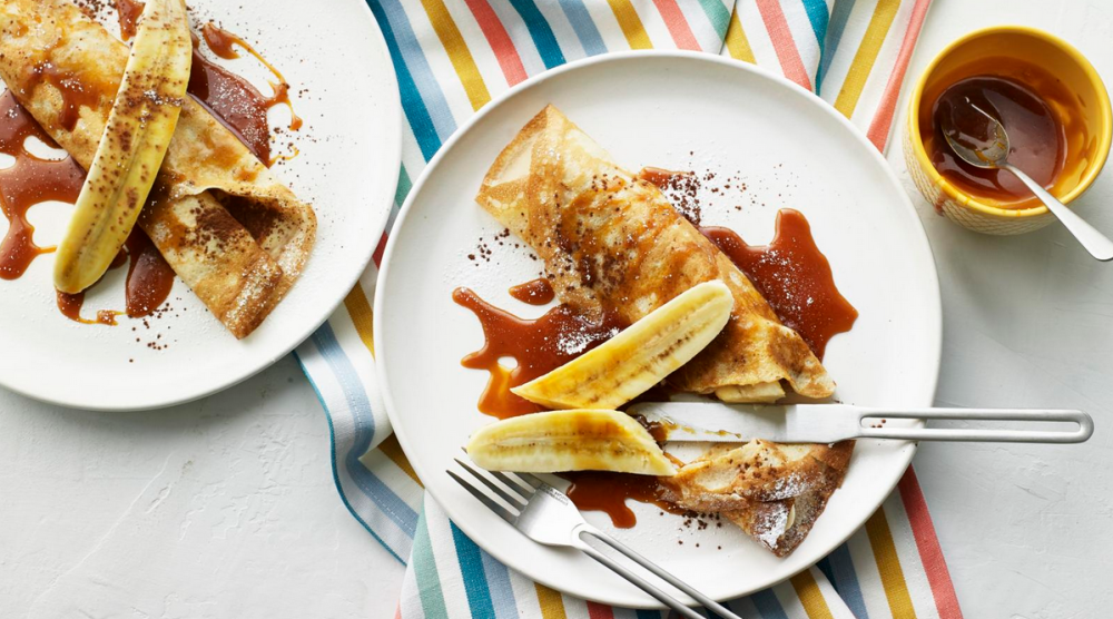 Banana Caramel Pancake, Ide Bekal Makan Siang Untuk Si Kecil