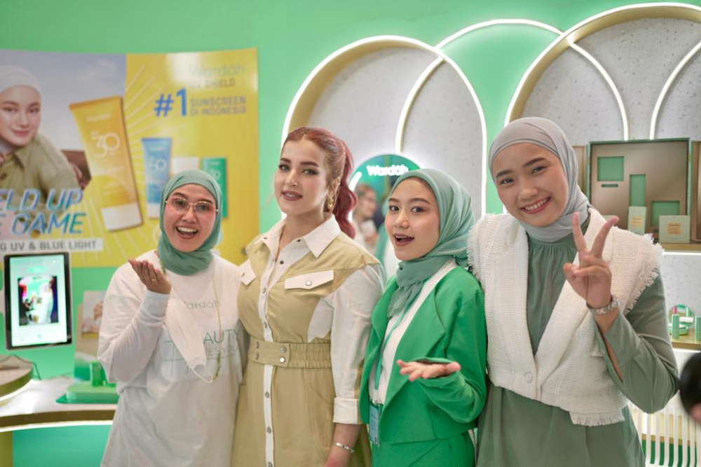 Keseruan Meet and Greet Tasya Farasya di Booth Wardah Beauty