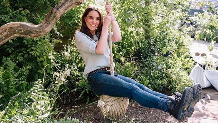 rancang festival taman bunga, Kate middleton didukung ketiga anaknya