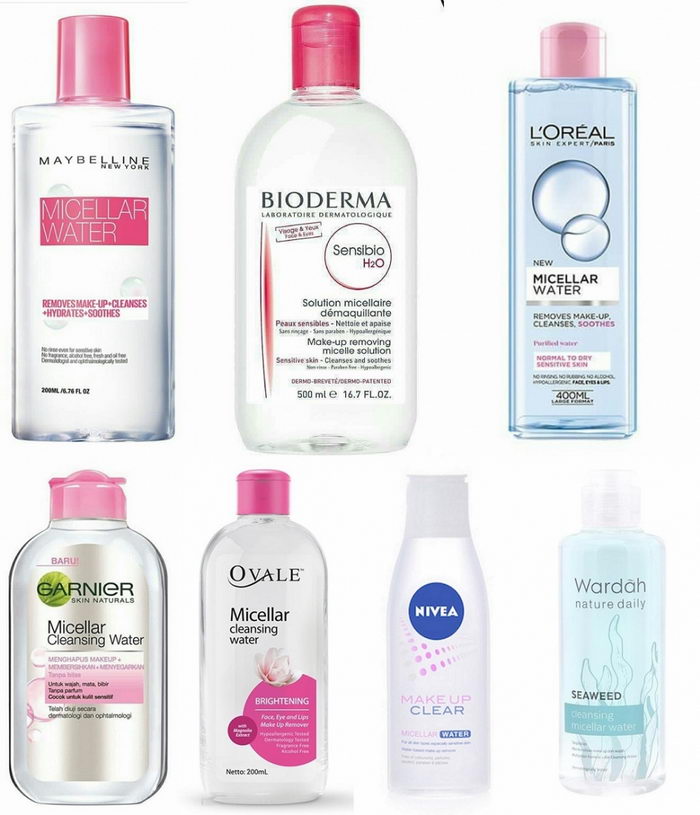 rekomendasi 7 produk micellar water untuk kulit wajah lebih bersih